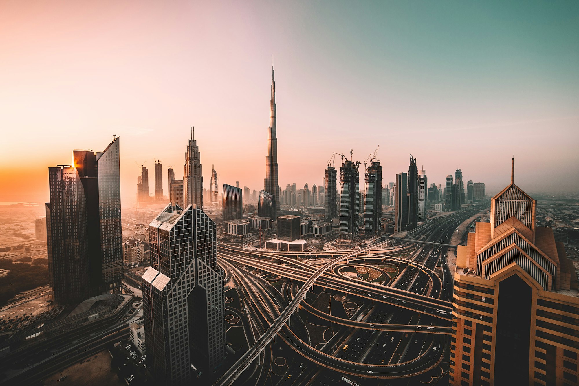 Dubai skyline, Sheikh Zayed Road